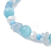 304 Stainless Steel & Alloy Enamel Charm Bracelets BJEW-TA00707-4