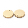 PVD Vacuum Plating 304 Stainless Steel Stamping Blank Tag Charms LS-STAS-G215-11G-2