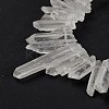 Natural Quartz Crystal Beads Strands G-M363-01-3