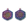 Ion Plating(IP) 201 Stainless Steel Pendants STAS-N098-206M-3