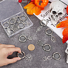 12Pcs 6 Styles Tibetan Style Alloy Spider Web & Spider Shoe Charms HJEW-PH02287-3