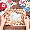 Natural Wood Photo Frames DJEW-WH0007-42-3