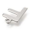 Non-Tarnish 201 Stainless Steel Charms X-STAS-C021-06P-F-3