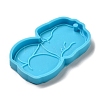 Mother's Day Girl's Back Silicone Pendant Molds LS-AJEW-M221-02A-4