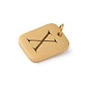 304 Stainless Steel Charms STAS-R001-01G-X-2