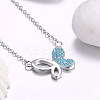 925 Sterling Silver Pendant Necklaces NJEW-BB33983-4
