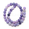 Natural Weathered Agate Bead Strands G-S237-8mm-13-2