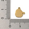 Real 14K Gold Plated 304 Stainless Steel Pendants STAS-Z093-08D-3