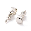 Brass Screw Eye Pin Peg Bails PJ-TAC0001-21P-3