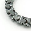 Fashion Non-Magnetic Synthetic Hematite Stretchy Bracelets BJEW-K001-02D-2
