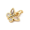 Brass Micro Pave Cubic Zirconia Pendants KK-I360-009G-01-2
