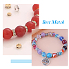 420Pcs 12 Colors Zinc Alloy Rhinestone Spacer Beads FIND-HY0001-83-5