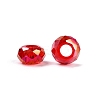 Transparent Glass European Beads GPDL-N005-D14mm-A04-2