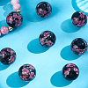 10Pcs Handmade Inner Flower Lampwork Beads LAMP-PA0001-02B-7