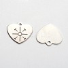 Non-Tarnish 201 Stainless Steel Pendants LS-STAS-L165-E01-2