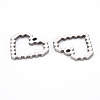 Non-Tarnish 201 Stainless Steel Pendants LS-STAS-N088-29P-NR-2