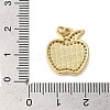 Brass Micro Pave Cubic Zirconia Pendants KK-K385-126G-3