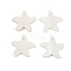 Natural Freshwater Shell Starfish Charms SHEL-K006-42-1