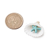 Summer Beach Natural Shell Pendants PALLOY-JF02648-02-2