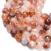 Grade A Natural Red Hematoid Quartz/Ferruginous Quartz Beads Strands G-L642-F03-10mm-4