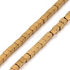 Electroplated Non-magnetic Synthetic Hematite Beads Strands G-G862-03I-1