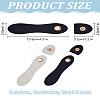 4 Sets 2 Colors Imitation Leather Sew on Purse Lock with Snap Button FIND-LP0004-58-2