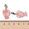 Cherry Quartz Glass Pendants G-B127-10P-15-4
