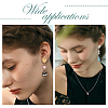 30Pcs 5 Colors Ion Plating(IP) Heart Shape 304 Stainless Steel Stud Earring Findings EJEW-UN0001-68-8