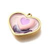 304 Stainless Steel Enamel Pendants LS-STAS-Q347-01G-B-3