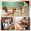 2-Slot Wooden Couple Rings Storage Boxes CON-WH0087-42B-6