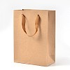 Rectangle Kraft Paper Bags with Handle AJEW-L048A-02-1