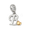 Brass European Dangle Charms LS-KK-Z097-01B-GP-1