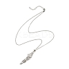 Tarnish Resistant 304 Stainless Steel Macrame Pouch Empty Stone Holder for Pendant Necklaces Making NJEW-JN04399-1