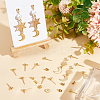 100Pcs 304 Stainless Steel Ball Post Stud Earring Findings STAS-BBC0004-73-4