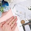 10Pcs 5 Style Real Real 18K Gold Plated Plated Brass Charms FIND-CN0001-28-3