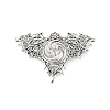 Viking Style Zinc Alloy Snap Hair Clips For Women PHAR-B090-01AS-01-1