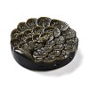 Natural Golden Sheen Obsidian Carved Pendants G-G098-05-2