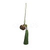 Green Sandalwood Lotus Incense Balls Pendant Decorations LS-HJEW-D300-01B-02PG-1