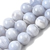 Natural Blue Lace Agate Beads Strands G-G344-A06-8mm-2