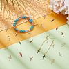 120Pcs 8 Colors Alloy Enamel Pendants FIND-UN0007-73-2