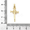 Brass Micro Pave Cubic Zirconia Pendants KK-P336-29G-3