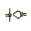 Tibetan Style Toggle Clasps TIBEB-A101564-AB-FF-1