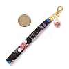 Japanese Polyester Wristband Pendant Decoration HJEW-JM02266-3