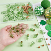 33Pcs 11 Styles Glass Cork Bottles Ornament AJEW-PH0025-20-5