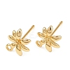 Brass Stud Earrings Findings X-KK-B137-13G-1