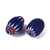 Handmade Millefiori Glass Barrel Beads LA-N002-04C-2