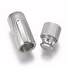 Tarnish Resistant 304 Stainless Steel Bayonet Clasps STAS-A035B-8P-4