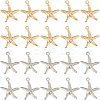 100Pcs 2 Styles 304 & 316 Stainless Steel Pendants STAS-SC0008-67-1
