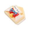 Christmas Opaque Resin Decoden Cabochons RESI-U006-04I-2