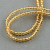 Transparent Glass Beads Strands GLAA-R135-2mm-03-2